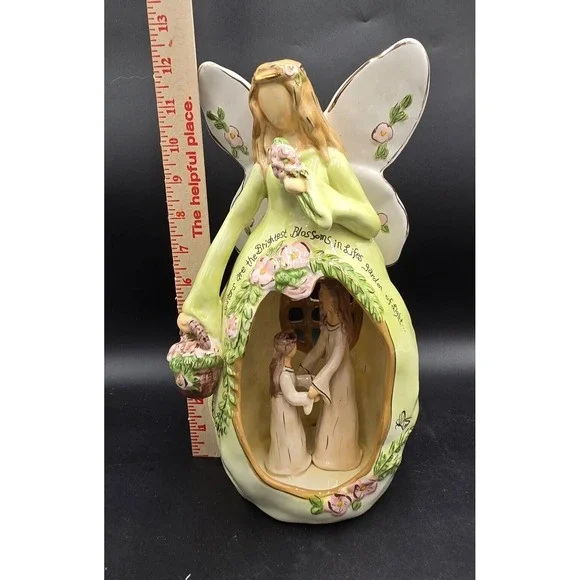 Blue Sky 2009 Sisters Are The Brightest Figure 12" Ceremic Floral Sibling Gift - Picture 16 of 16